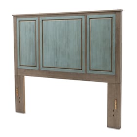 Sea Winds Sanibel Green Grey Queen Headboard