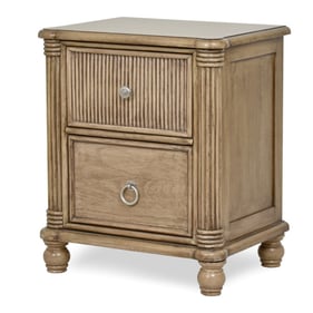 Sea Winds Malibu Natural Brown 2 Drawer Nightstand