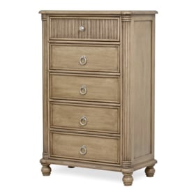 Sea Winds Malibu Natural Brown 5 Drawer Chest