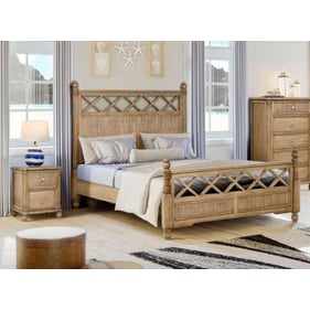 Sea Winds Malibu Natural Brown 2pc Bedroom Set with Queen Bed