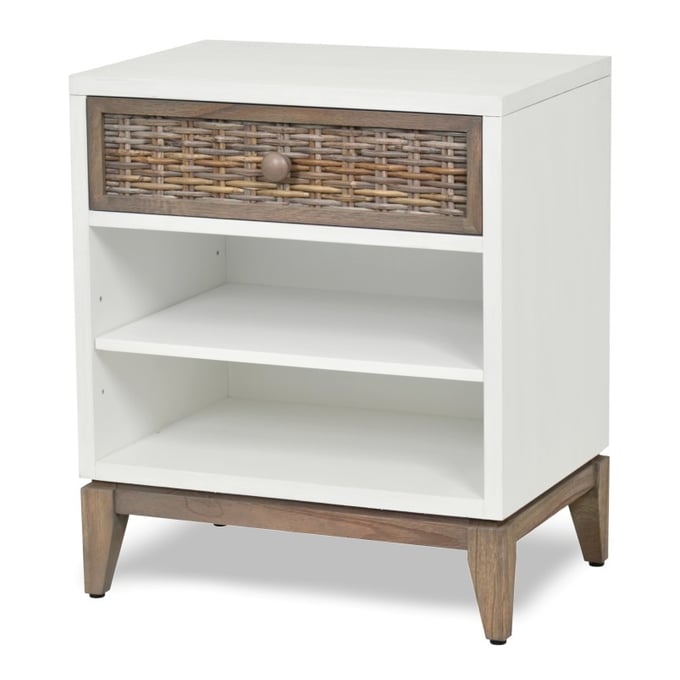 Sea Winds Kauai White 1 Drawer Nightstand SEWN-B53732-WHCRK