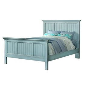 Sea Winds Monaco Blue Wood Queen Panel Bed