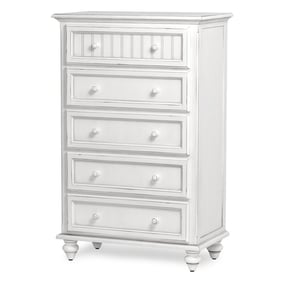 Sea Winds Monaco White 5 Drawers Chest