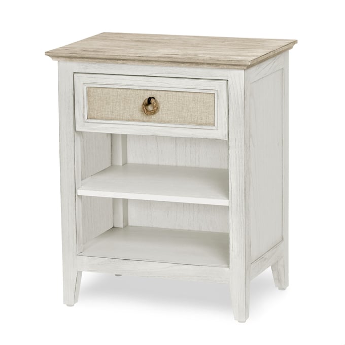 Sea Winds Captiva Island White Light Brown Night Stand SEWN-B86332-BSAND-WW