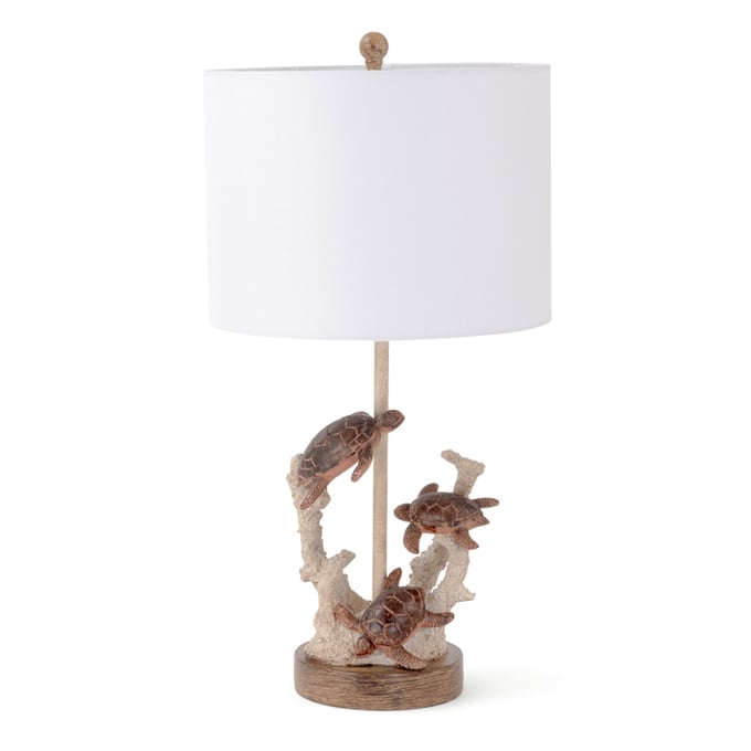 2 Sea Winds Lux Lighting Natural 27 Inch Seaside Table Lamps SEWN-LUX-2030-NAT