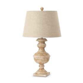 2 Sea Winds Lux Lighting Beige Cream 32 Inch Table Lamps