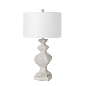 2 Sea Winds Lux Lighting White 32 Inch Table Lamps