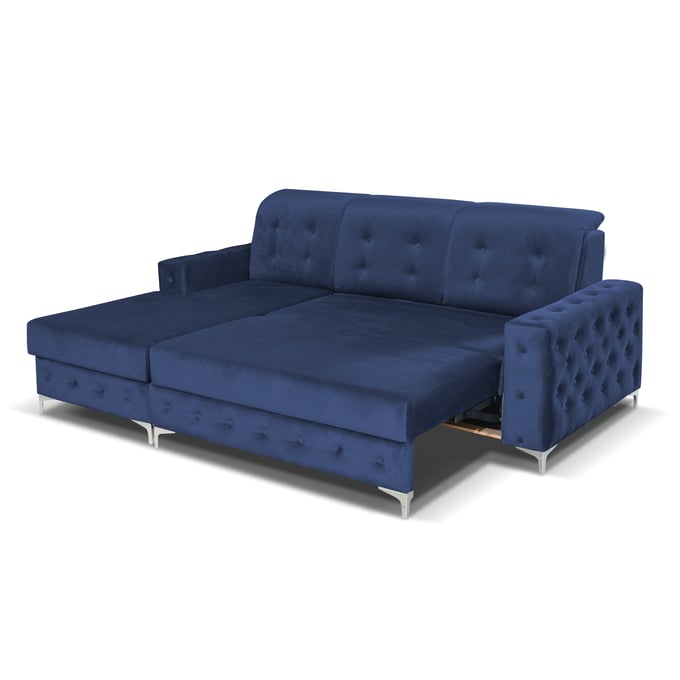 Skyler Designs Verso Blue Left Sectional SKY-VERSO-MINI-LEFT-BLUE