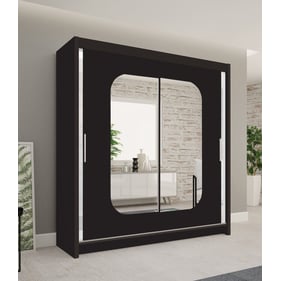 Skyler Designs Marika 47 Gloss Black Armoire