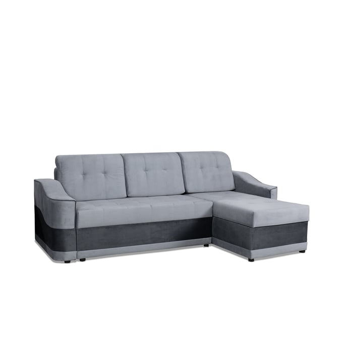 Skyler Designs Nemo Gray Reversible Sleeper Sofa SKY-NEMO-GRAY