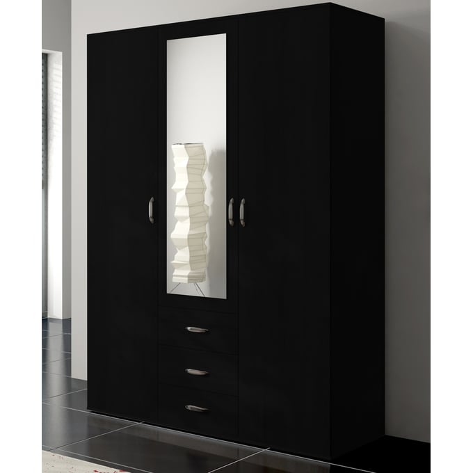 Skyler Designs Orlando 59 Black Armoire SKY-ORLANDO-59-BLACK