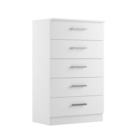 Skyler Designs Jumbo Gloss White Drawer Chest