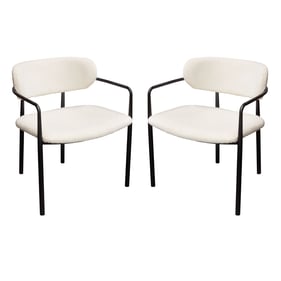 2 Diamond Sofa Skyler Ivory Dining Chairs