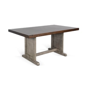 Purity Craft Evadne Tobacco Grey Rectangular Dining Table