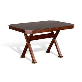 Purity Craft Lorelei Medium Brown Cross Leg Nook Table