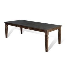 Purity Craft Allure Dark Brown Extension Dining Table