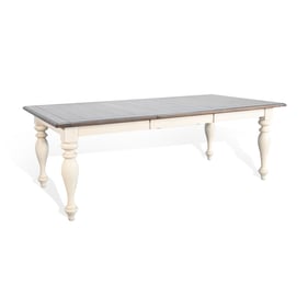 Purity Craft Onyx White Rectangular Extension Dining Table