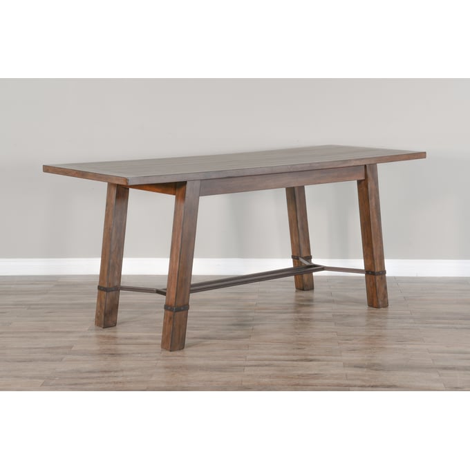 Purity Craft Eudora Natural Rectangular Counter Height Table 1131BU