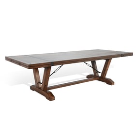 Purity Craft Eudora Natural Extension Table with Folding Leaves