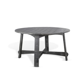 Purity Craft Selena Black Sand 54 Inch Round Dining Table