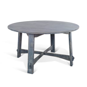 Purity Craft Selena Ocean Blue 54 Inch Round Dining Table