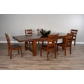 7pc Dining Room Set With Ladderback Chair