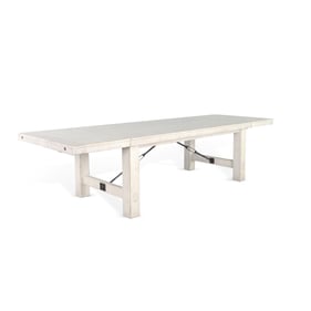 Purity Craft Selena White Sand Extension Dining Table