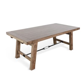 Purity Craft Eudora Natural Extension Dining Table with Turnbuckle