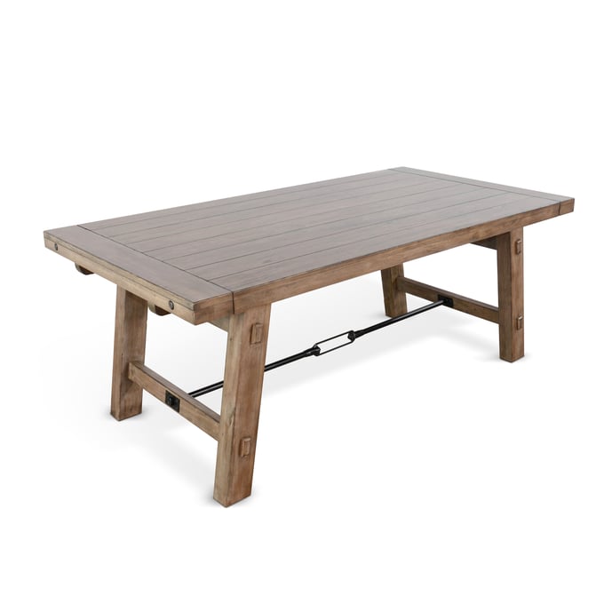 Purity Craft Eudora Natural Extension Dining Table with Turnbuckle 1380BU