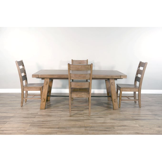 Purity Craft Eudora Natural 5pc Dining Room Set 1380BU-DR-S1