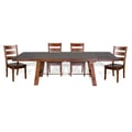 5pc Dining Room Set with Ladderback Chair