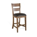 Purity Craft Bar Ladderback Barstool, Cushion Seat