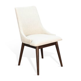 Purity Craft Neptune Dark Brown Upholstered Cushion Seat Dining Chair