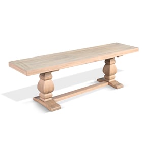 Purity Craft Orchid Natural Wood Dining Bench