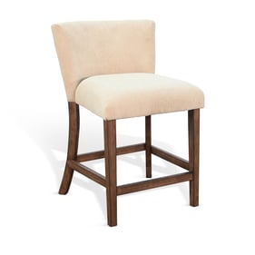 Purity Craft Rift Natural Upholstered Counter Stool