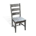 Purity Craft Isadora Ladderback Chair with Turnbuckle, Wood Seat