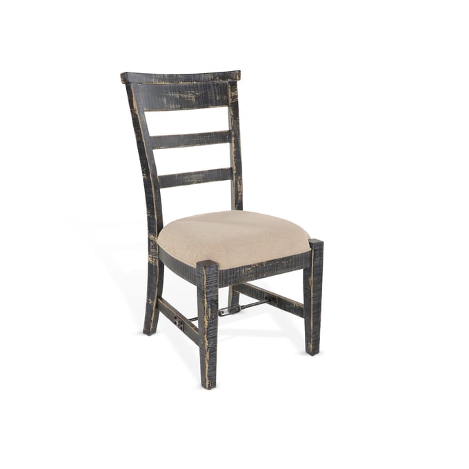 2 Purity Craft Selena Black Sand Dining Side Chairs 1604BS