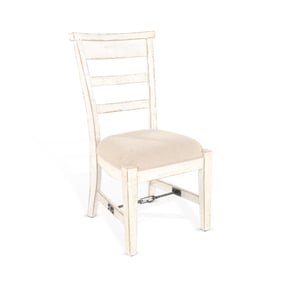 2 Purity Craft Selena White Sand Dining Side Chairs