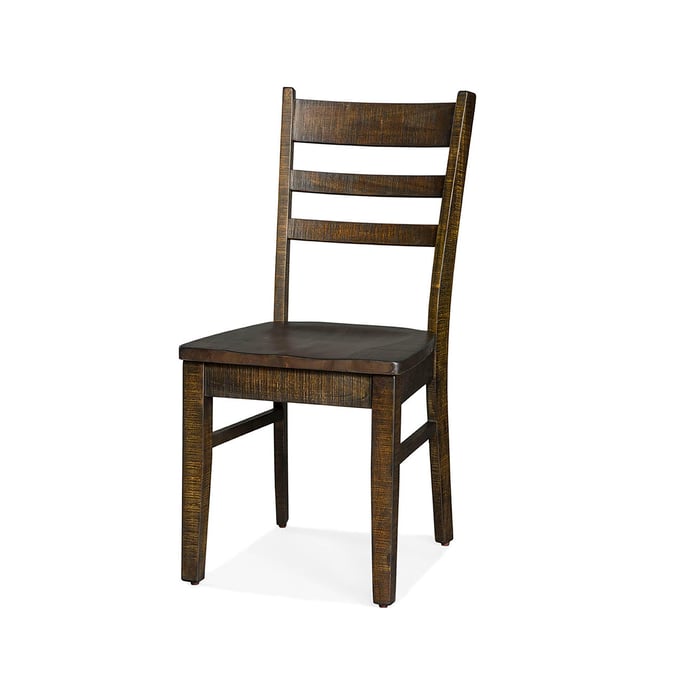 2 Purity Craft Allure Classic Dark Brown Ladder Back Chairs 1616TL