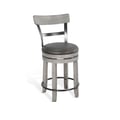 Purity Craft Counter Swivel Barstool, Cushion Seat