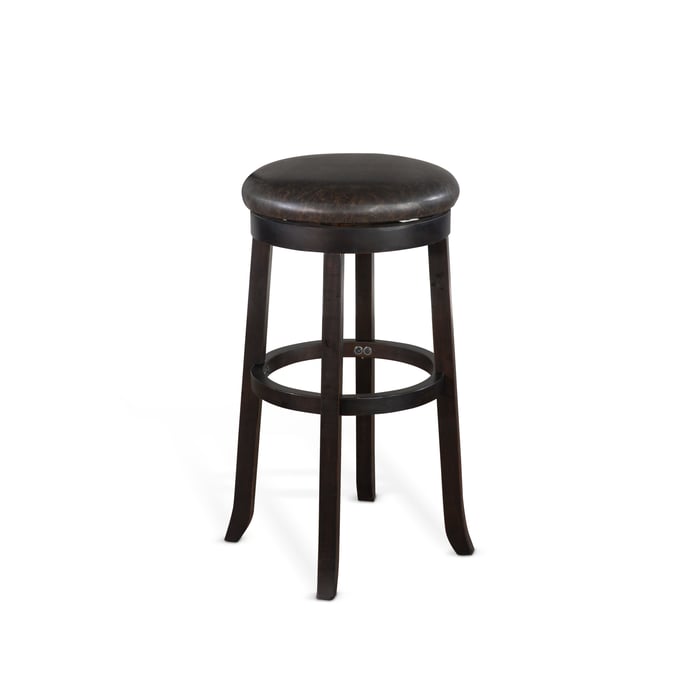 2 Purity Craft Elysia Black 30 Inch Swivel Stools 1646BW-30