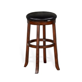 2 Purity Craft Lorelei Medium Brown 30 Inch Swivel Stools