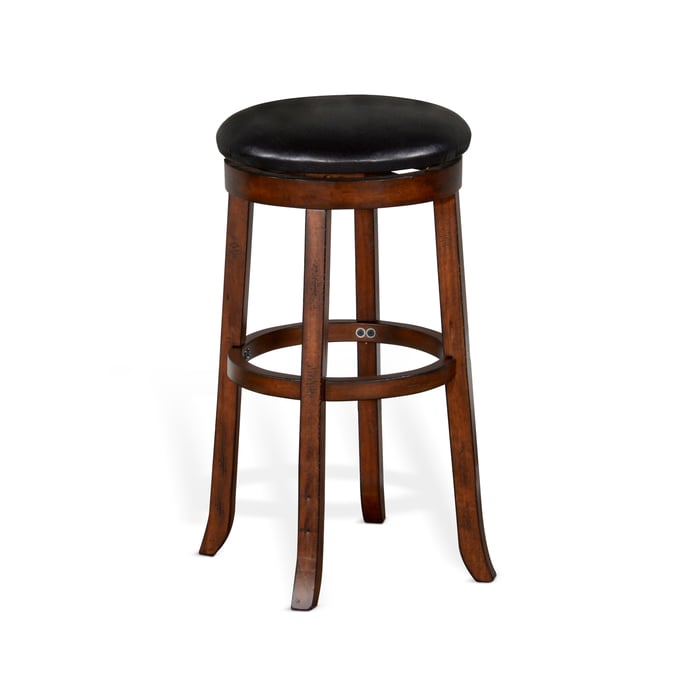 2 Purity Craft Lorelei Medium Brown 30 Inch Swivel Stools 1646VM-30