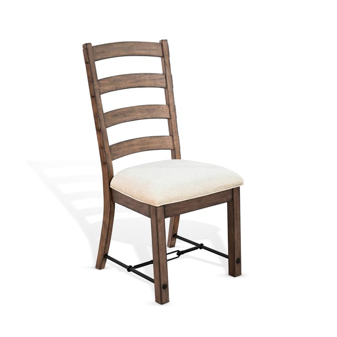 Purity Craft Eudora Natural Ladderback Chair with Cushion Seat 1667BU