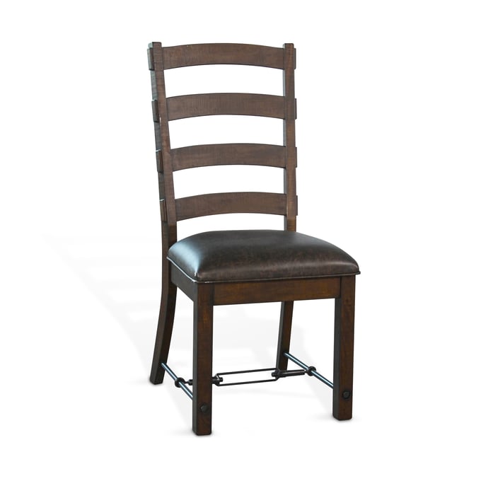 2 Purity Craft Allure Dark Brown Ladderback Chairs 1667TL