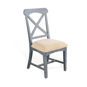 2 Purity Craft Selena Ocean Blue Dining Chairs