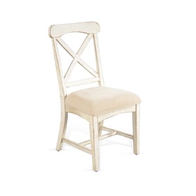 2 Purity Craft Selena White Sand Dining Chairs