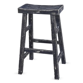 2 Purity Craft Selena Black Sand 30 Inch Saddle Seat Stools