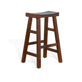 2 Purity Craft Lorelei Medium Brown 30 Inch Saddle Seat Stools