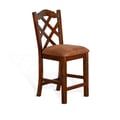 Purity Craft Counter Seraphica Dbl Crossback Barstool, Cushion Seat